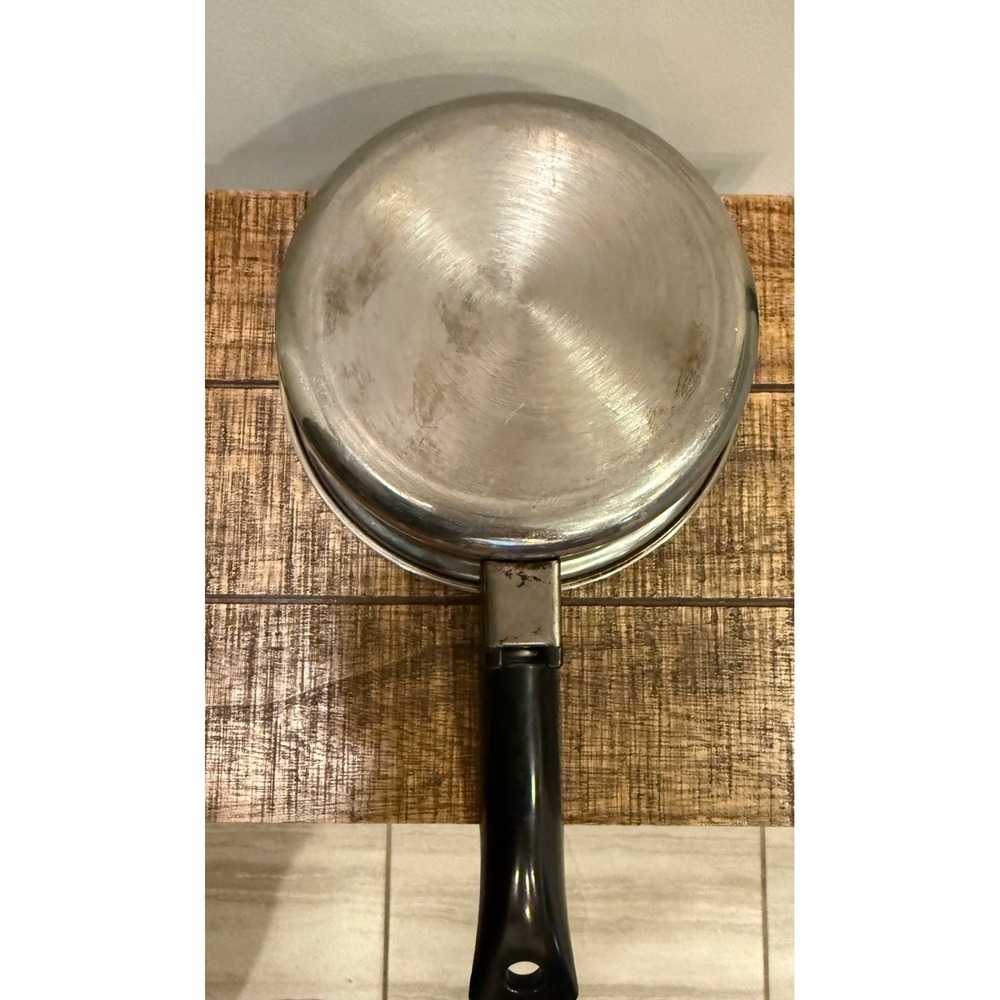 Vintage Maxam 1-1/2 Quart Sauce Pan Pot Stainless 18-8  3-ply Heavy Duty - Picture 5 of 7